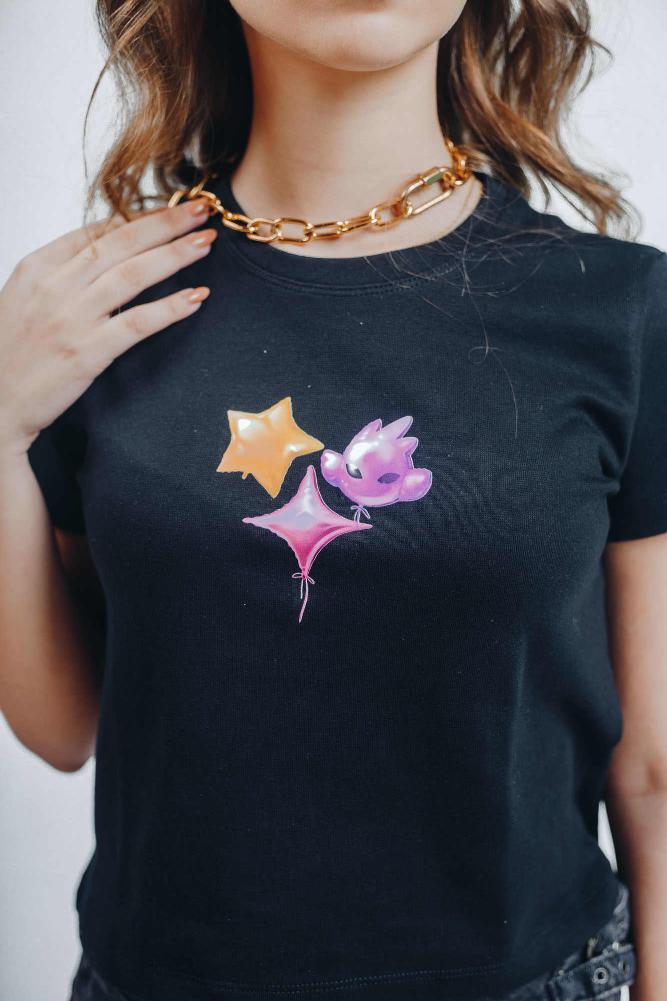 BALÕES BABY TEE PRETO