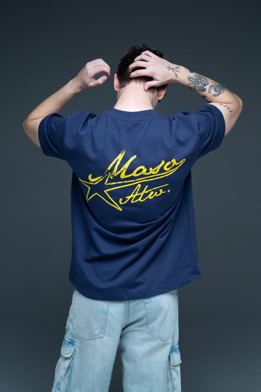FADED LOGO AZUL MARINHO