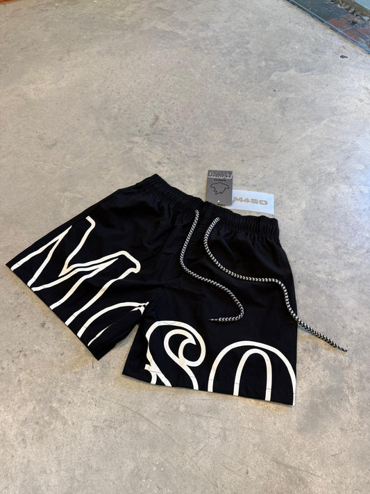 SWIMSHORT MASO PRETO/BRANCO