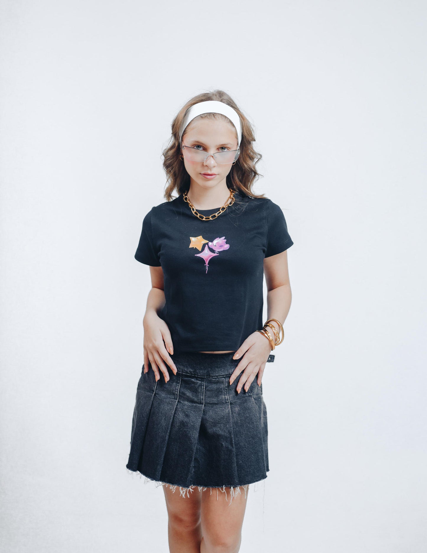 BALÕES BABY TEE PRETO
