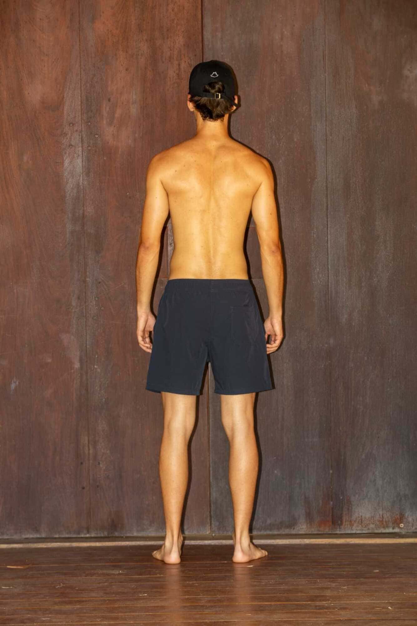 SHORT LOGO AZUL MARINHO