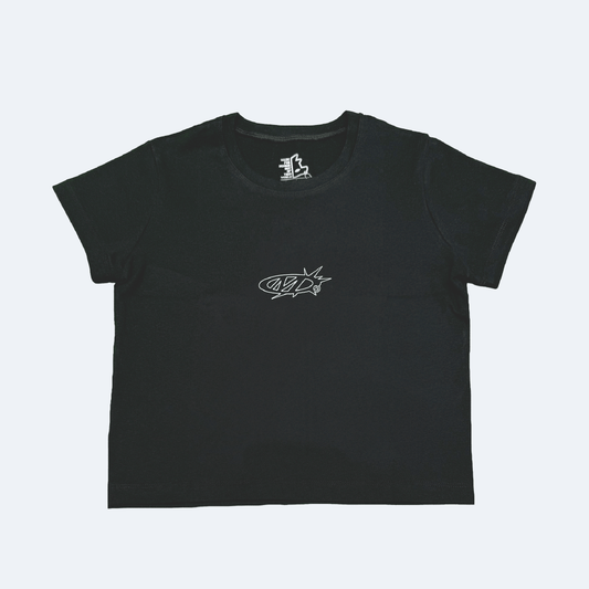 MAVERICK LINES BABY TEE PRETO
